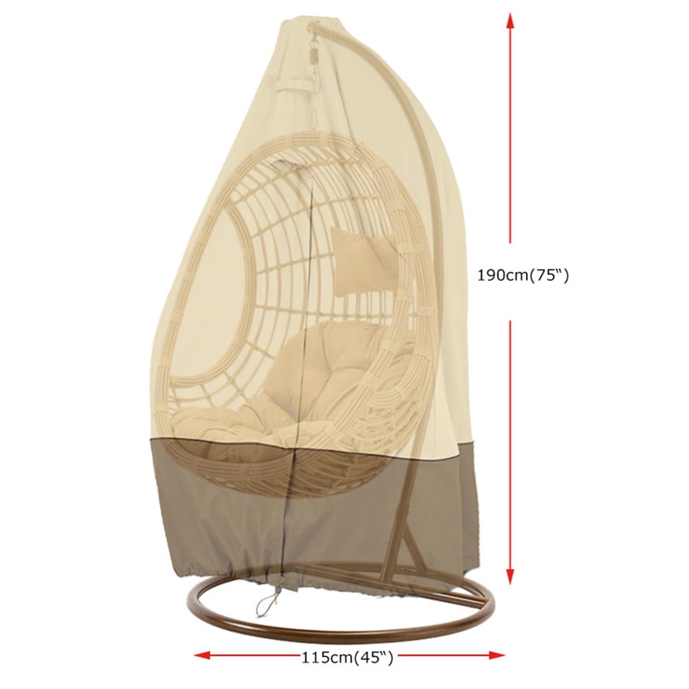 Hanging Egg Chair Cover Waterproof Patio Chair Cover Outdoor UV