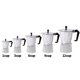 thumbnail image 2 of Ounissouiy Cafeteras 1 taza/3 tazas/6 tazas/9 tazas/12 tazas de aluminio cafetera eléctrica plateada Dripolator estufa café Mak Juegos de servir café y té No.01 Ounissouiy JJ10970-01B, 2 of 6