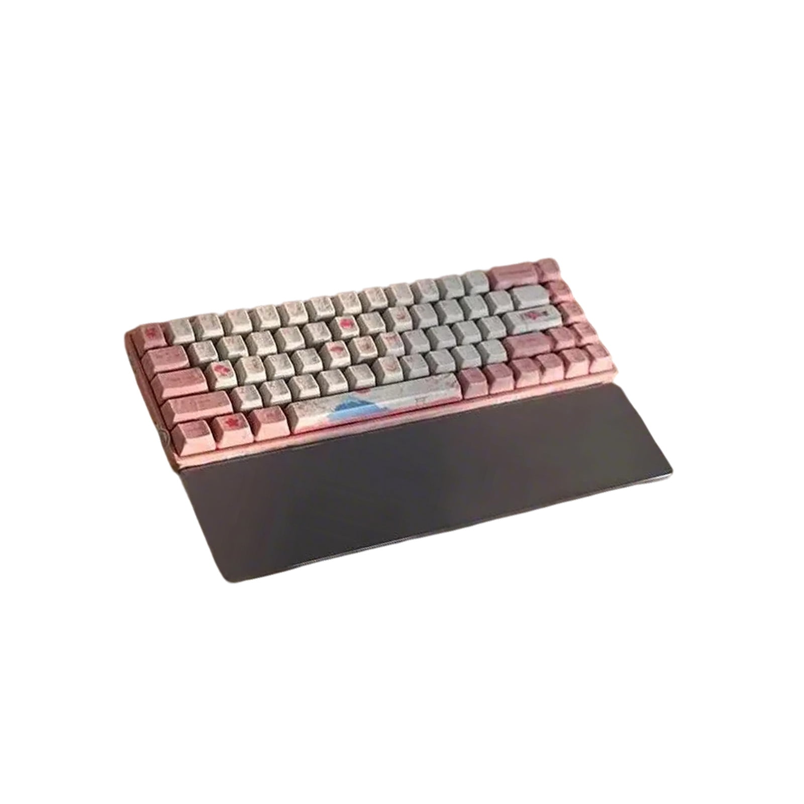 Ergonomic Acrylic Hand Wrist Rest for Mechanical Keyboards, NonSlip Support Cushion for Office Work and Gaming