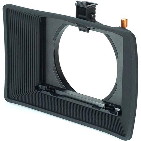 UPC: 0755899002061 | Misfit Atom 4×5.65 /4×4  Ultra Lightweight 2-Stage Clamp-On Matte Box with Anti Reflective Tilt Bracket