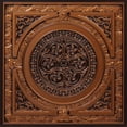 thumbnail image 3 of 225-Steampunk 2 ft. x 2 ft. PVC Glue-up or Lay in Ceiling Tile in Antique Copper (100 sq.ft / Pack) - 25 Pieces, 3 of 5