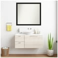 thumbnail image 7 of Amanti Art Custom Wall and Bathroom Mirror (34.25 x 37.25 in.), Midnight Black Narrow Frame, 7 of 7