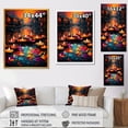 thumbnail image 4 of Designart "Diwali Lights in Indian Art II" People Framed Wall Art - Global Colorful Indian Art Living Room Framed Canvas Art, 4 of 6