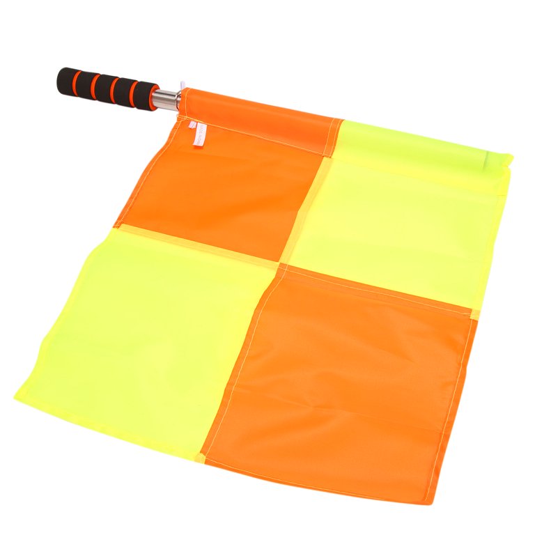 Football Referee Flag with Carry Bag Soccer Linesman Flags Sideline  Equipment