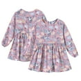 thumbnail image 7 of Esaierr Kids Toddler Girls Long Sleeve Dresses Baby Summer Floral Dresses Princess Dress Mid Length Comfortable Cute Princess Dress for 1-7 Years, 7 of 7