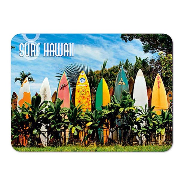 Hawaii DieCut Tin Surfboard Fence