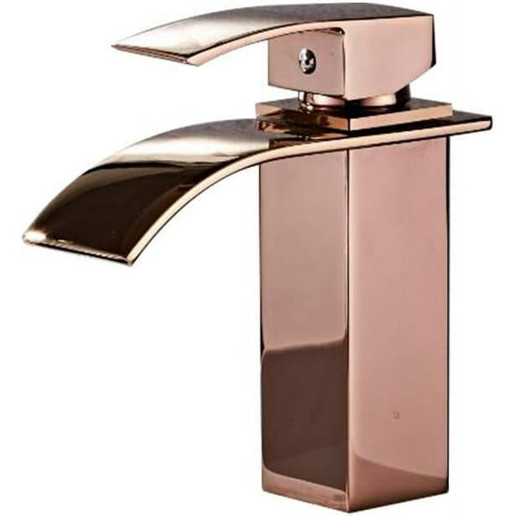 Basin Faucets Rose Gold Sink Mixer Taps Bathroom Faucet Hot and Cold Brass Water Faucet Lavotory Mixer Crane Mixer