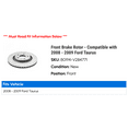 thumbnail image 2 of Front Brake Rotor - Compatible with 2008 - 2009 Ford Taurus, 2 of 2