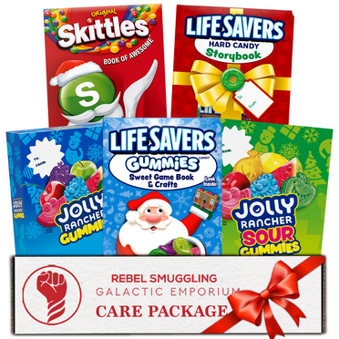 Christmas Candy Storybook Variety 5 Pack Gift Basket Stocking Stuffer by Rebel Smuggling Galactic Emporium