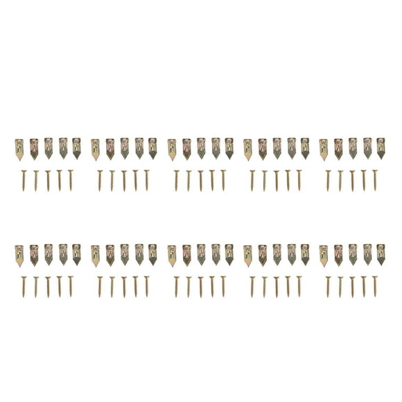 Ancrage Mural, 50 Pcs Ancrages Auto-Perçants Kit d'Extension d'Ancrage Mural Vis et Ancrages Réponse Rapide