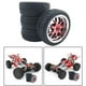 thumbnail image 5 of 4 neumáticos de goma RC de 66 mm para WLtoys 144001 124018 para modelos HSP de coche todoterreno. rojo, 5 of 7