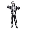 thumbnail image 4 of Glow in the Dark Skeleton Costume for Kids, Skelebones Costume, Bone Jumpsuit, Kids Halloween Dress Up 3-10 Years, 4 of 6