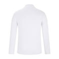 thumbnail image 4 of Haoxianjian White T Shirts For Men Mens Long Sleeve Tee Shirts Workout T Shirts Man Long Sleeve Solid Color V-Neck Button Fashion Fallow T-Shirt Tops Men'S Loose Fitted Lightweight Long-Sleeve On Cl, 4 of 6