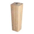 thumbnail image 4 of Set Of 4 Wooden Oak Furniture Square Legs, 4 of 5