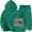 E-103Dark Green, variant on FAOWME Big Girls Boys Outfits Long Sleeve Letter Print Hooded Sweatshirt And Drawstring Elastic Waist Pants Comfortable Fashion Sets For Casual Daily Wear Black 2-3 Years