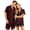 BBI57-Red, variant on IYYVV Halloween Satin Matching Pajamas For Couples Short Sleeve Button Down Silk Pjs Witch Lantern Sleepwear 2 Piece Lounge Set Green S