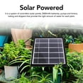 thumbnail image 4 of Solar Automatic Drip Irrigation Kit, Wide Application Solar Powered Drip Irrigation System Easy Using  for Balconies, 4 of 7