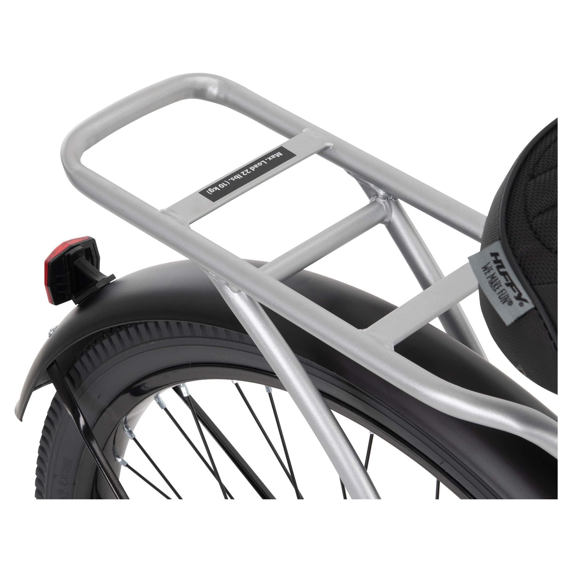 26" Huffy Nel Lusso Men's Beach Cruiser Bike, Basket, Cargo Rack, Adult Ages 13+