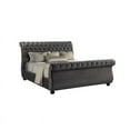 thumbnail image 4 of Kendall Queen 5 Pc Tufted Upholstery Bedroom Set Made With  Wood In Gray, 4 of 15