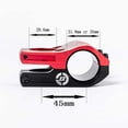 thumbnail image 2 of Mountain Downhill Cycling 31.8mm 35mm Handlebar 0° Short Stem with Gasket Aluminum Alloy 7075 Super Light for 1-1/8" Threadless(28.6mm) Fork Steerer Tube BMX XC AM Bike, 2 of 7