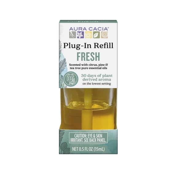 Aura Cacia Fresh Plug-In Oil Warmer Refill