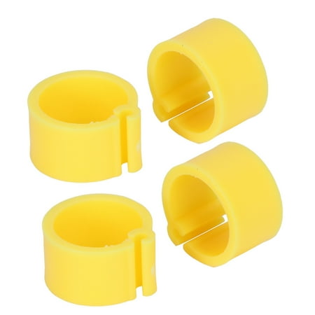 

Pigeons Foot Bands Easily Identify Your Pigeons Easy To Install And Remove Durable Material For Training Yellow