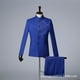 thumbnail image 1 of Traje de cuello alto bordado para hombre, Blazer y pantalón de estilo chino, 2 piezas, moda para boda, fiesta de graduación, actuación, novedad de 2024, 1 of 5
