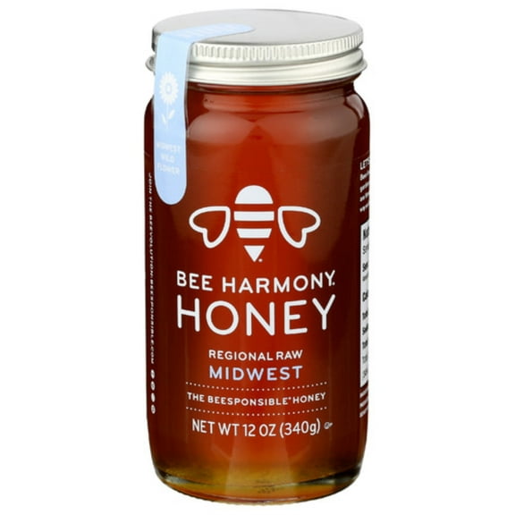 BEE HARMONY HONEY REGIONAL MIDWEST (PACK of 6)