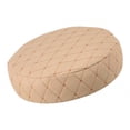 thumbnail image 4 of Cubierta de taburete de asiento de silla redonda impermeable Funda elástica de Beige_40x10cm Sunnimix Cubierta de asiento redonda para taburete de bar, 4 of 6