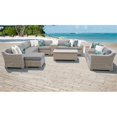 thumbnail image 2 of Coast 12 Piece Outdoor Wicker Patio Furniture Set in Grey, 2 of 2