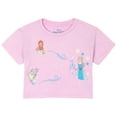 thumbnail image 2 of Disney Frozen Big Girls' 2-Piece Mineral Wash Tee and Skort Set Mineral Purple Elsa, 2 of 6