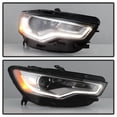 thumbnail image 5 of 2012-2015 Audi A6 S6 HID w/o AFS LED DRL Projector Headlight Headlamp-Passenger, 5 of 7