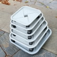 thumbnail image 3 of MOMOJIA Movable Plant Tray With Wheel Rolling Flower Pot Tray Water Holder Base Indoor Planter Tray For Movable Stand, 3 of 8