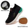 thumbnail image 3 of HOBIBEAR Walking Shoes Women Runing Sneakers Breathable Mesh Workout Shoes All Black US 8, 3 of 7