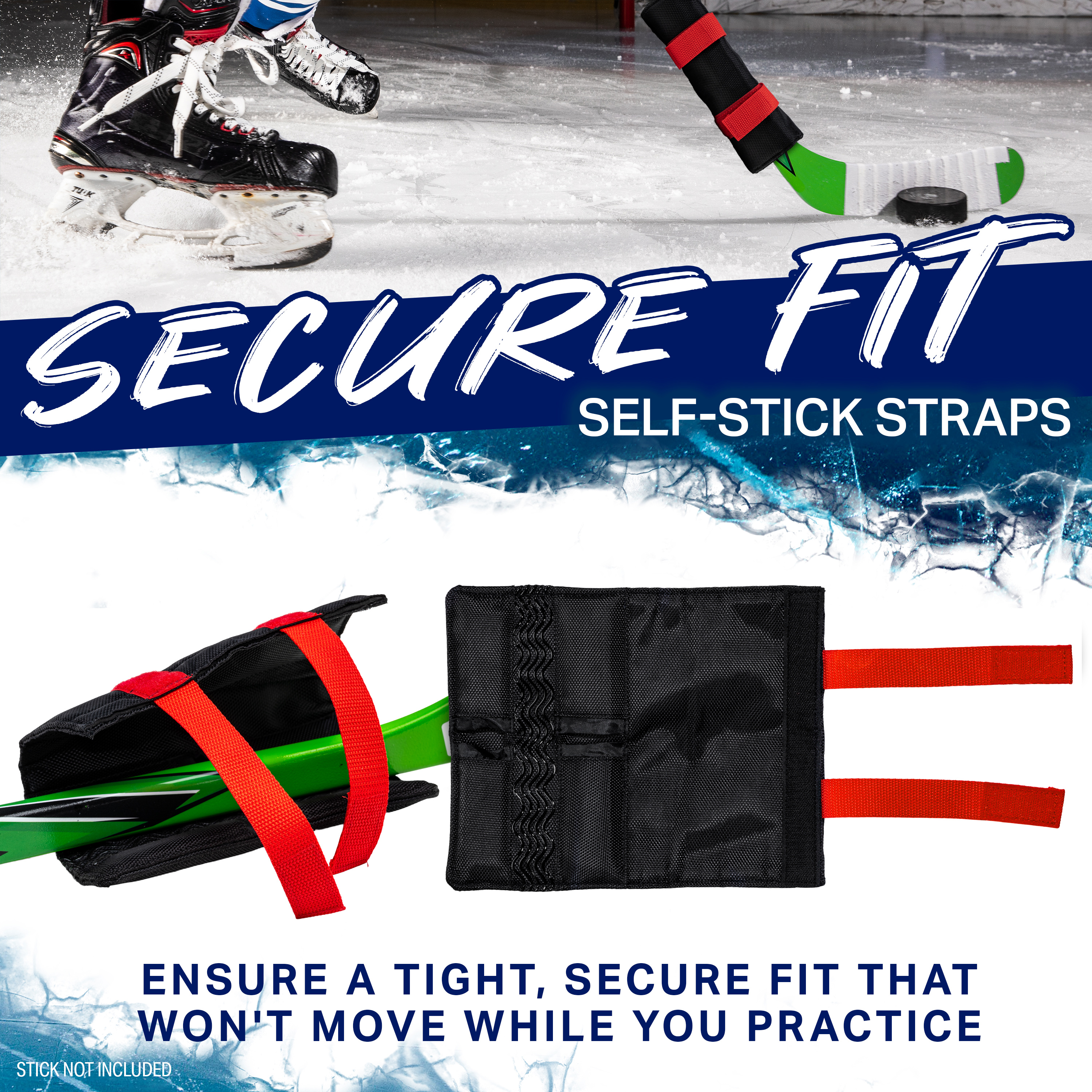 Franklin Sports Hockey Stick Weight - Hockey Training Aid + Accessory for Stick Handling + Shooting Skills - Adjustable Weight 3.5 to 14 ounce  Stick Training Weight - Hockey Training Equipment