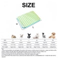 thumbnail image 3 of Wizlet Dog Cooling Mat for Dogs & Cats, Soft Breathable Cooling Pad for Dog Bed, Self Cooling Crate Mat for Dogs, No Gel Washable Non-Slip Pet Cooling Mat Indoor Outdoor Blue L, 3 of 9