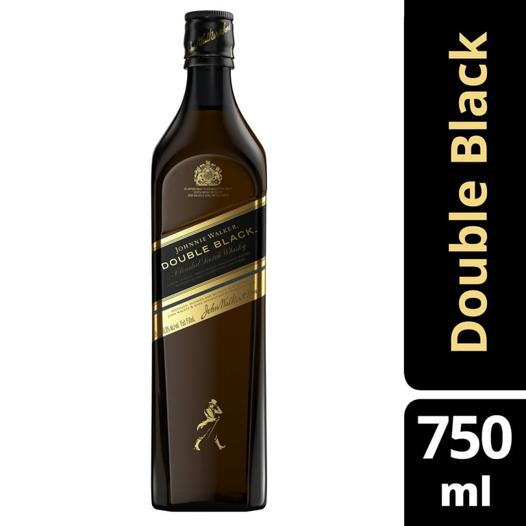 Johnnie Walker, Blended Scotch Whisky, 750 mL, Double Black Label
