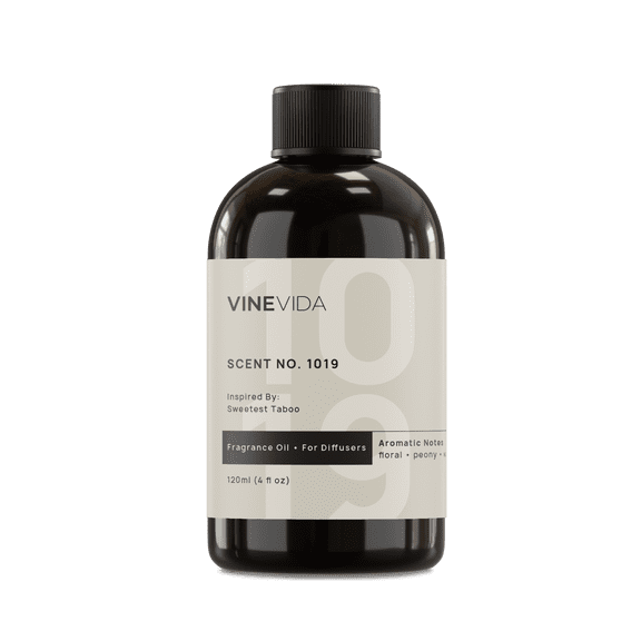 VINEVIDA Scent NO. 1019, Inspired By: Sweetest Taboo Fragrance Oil for Cold Air Diffusers, 4 Fl Oz