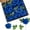 Royal Blue, variant on Scheam 25 Pieces Artificial Flower Roses, Real Touch Fake Foam Roses for DIY Bouquet Wedding Party Baby Shower Home Decoration (Royal Blue)