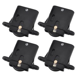4-Pack Shower Door Pulleys – Roller Diameters 19/22/23/25/27mm, POM+Copper+Ball Bearing Steel, Ultra-Quiet For 4-5mm Glass Sliding Doors