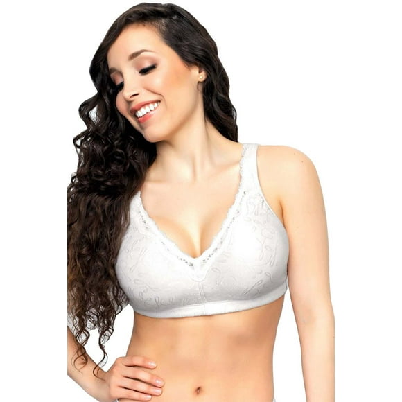 Exquisite Form Fully Wirefree Back Close with Comfort Lining Bra 51062048