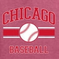 thumbnail image 6 of Wild Bobby City of Chicago Baseball Fantasy Fan Sports Men's T-Shirt, Vintage Heather Red, 5X-Large, 6 of 6