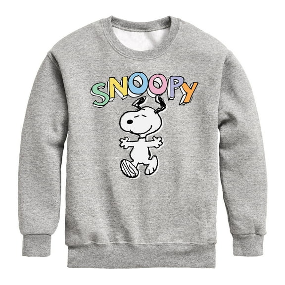 Peanuts - Snoopy Sketchy - Youth Crewneck Sweatshirt
