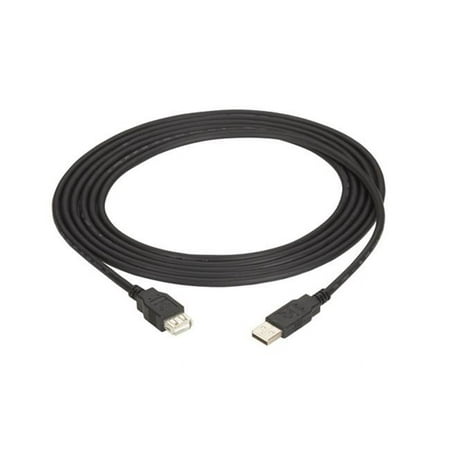 Black Box USB 2.0 Extension Cable - Type A Male to Type A Female, Black, 3-ft