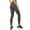 Dark Gray, variant on Women's Solid Color Leggings High Waisted Workout Athletic Activewear Pants Tummy Control Stretchy Sports Buttery Workout Leggings
