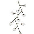 thumbnail image 3 of Elegant Lighting 1703D18DAB Pendants Dark Antique Brass Metal and Glass Orion, 3 of 7