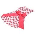 thumbnail image 3 of Ropa linda de verano para mascotas Niña Perro Poliéster Sin mangas Falda Vestidos con BowknotXDZ302 Blanco M, 3 of 5
