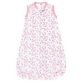 thumbnail image 4 of Hudson Baby Infant Girl Cotton Long-Sleeve Wearable Sleeping Bag, Sack, Blanket, Floral Unicorn Sleeveless, 12-18 Months, 4 of 4