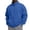 Blue, variant on Zip Up Hoodie Men Fall Plain Mock Neck Sweatshirts Fleece Full-Zip Hoodie for Men Loose Casual Jacket Fall Winter Workout Clothes