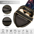 thumbnail image 3 of FORMRS Womens Crossbody Sling Bag Travel Daypack Shoulder Chest Backpack, Glowing Jellyfish, 3 of 7